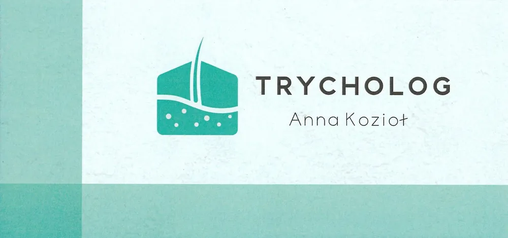 Front bonu podarunkowego z logo Trycholog Anna Kozioł